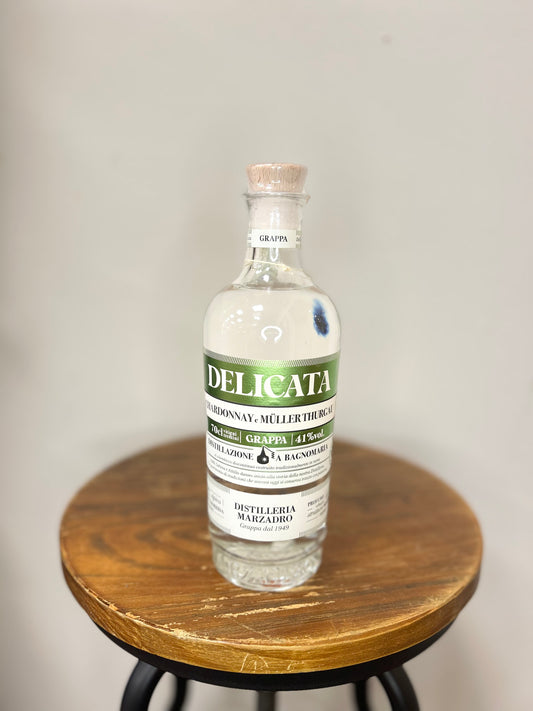 Grappa Delicata allo Chardonnay e Müller thurgau Marzadro