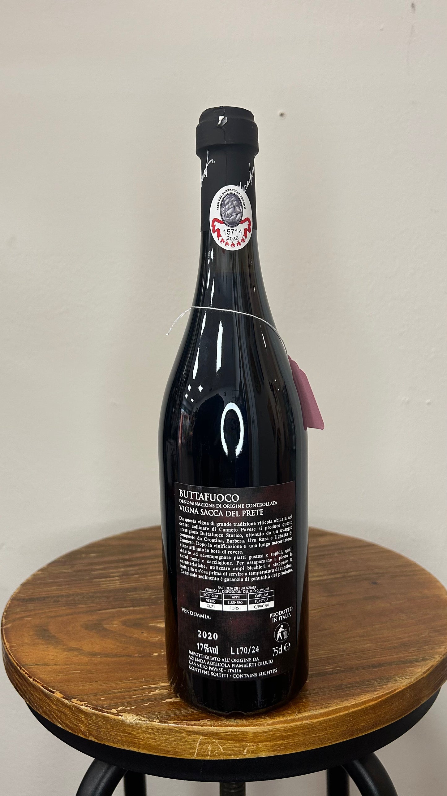 Sacca del Prete Cantina Fiamberti